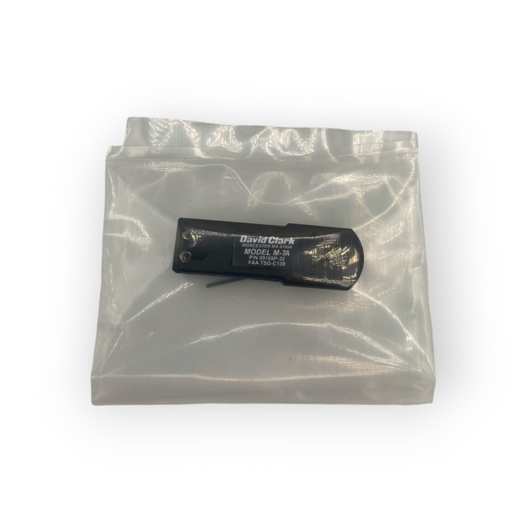 Microphone M-7A/DC Amplified Electret David Clark (No Thumb Screw),