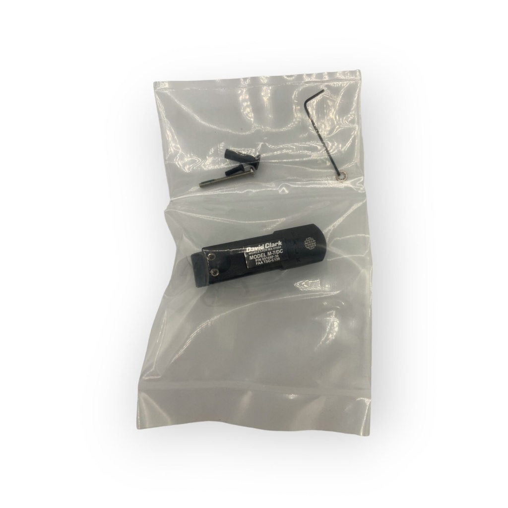 Microphone M-7 Electret David Clark (Thumb Screw)