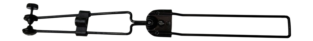 XL Twin Rail Ball Joint Microphone Boom, Blk