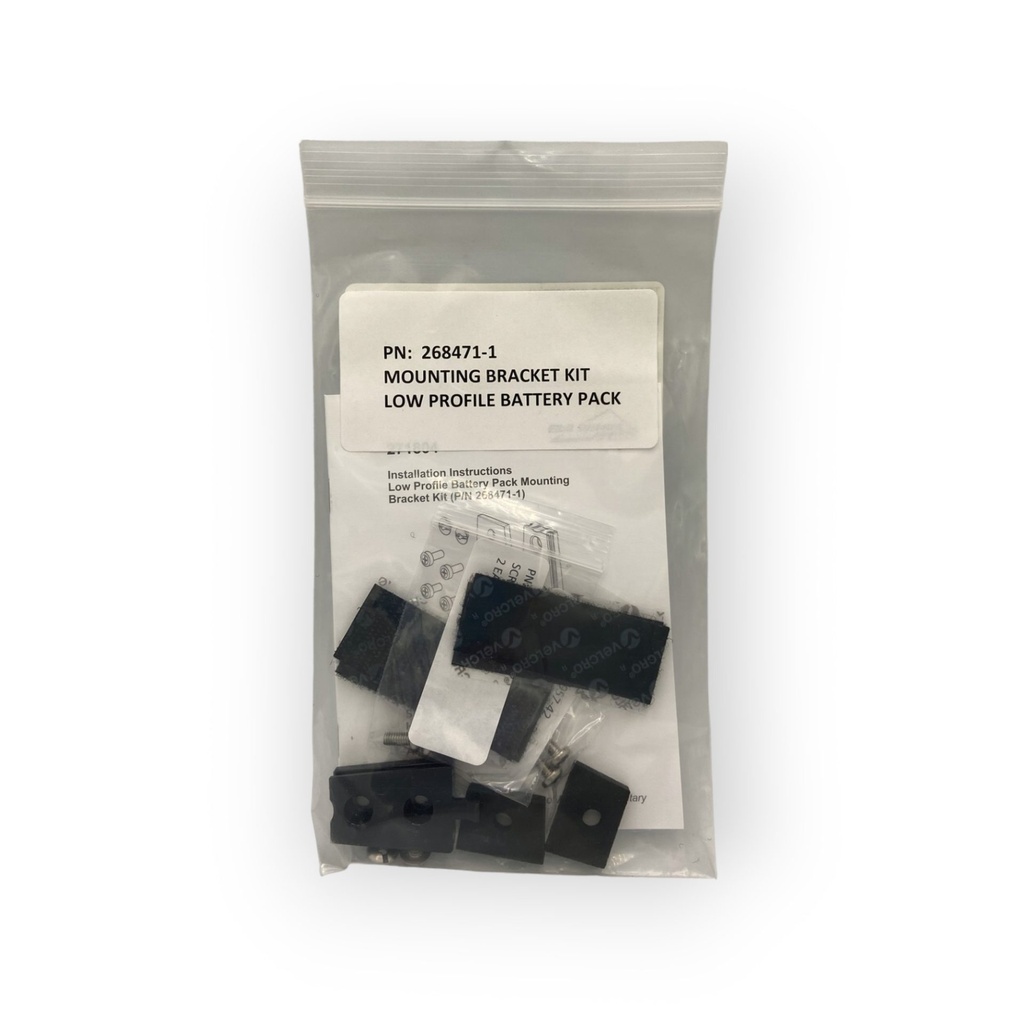 Low Profile Battery Pack Mounting Kit, Dovetail