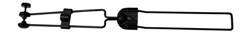[PAC-009XL] XL Twin Rail Ball Joint Microphone Boom, Blk